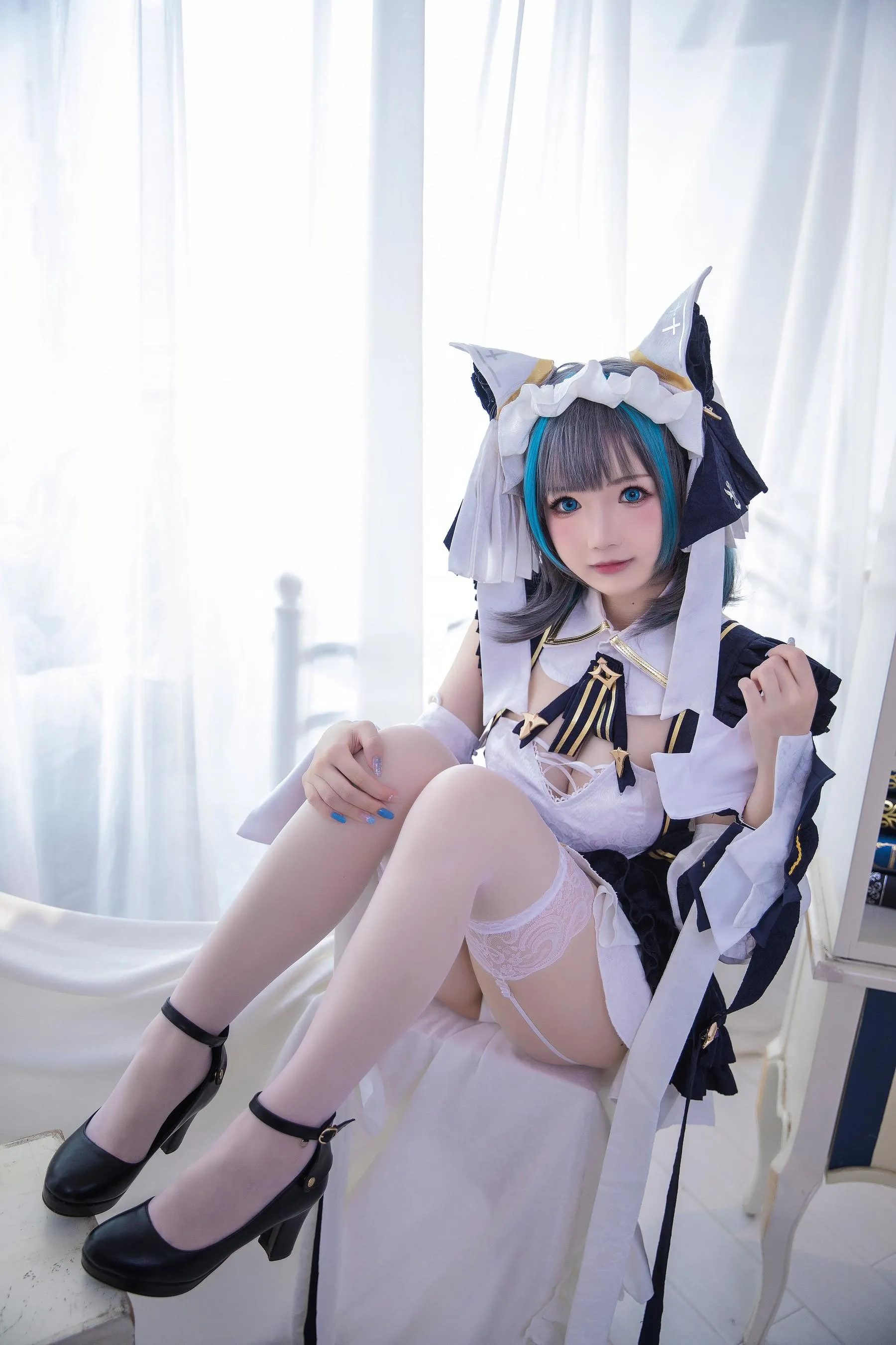 雪晴Astra – NO.33 Azure Lane 柴郡 [19P]插图9